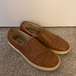 UGG Leather Slip On Sneakers Size 7